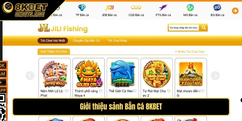 Giới thiệu sảnh Bắn Cá 8KBET